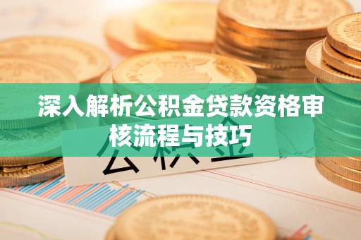 巴林左旗深入解析公积金贷款资格审核流程与技巧