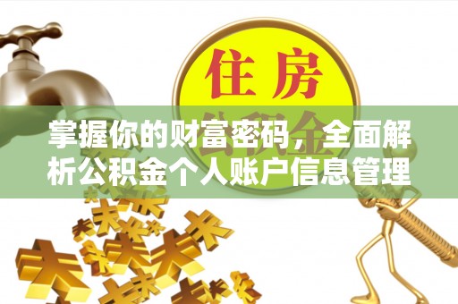 巴林左旗掌握你的财富密码，全面解析公积金个人账户信息管理与优化