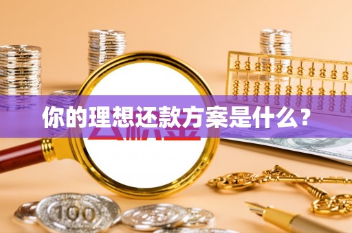 巴林左旗你的理想还款方案是什么？