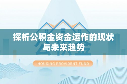 巴林左旗探析公积金资金运作的现状与未来趋势